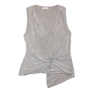 Bailey/44 Amber Twist Front Top. Size Medium. Gray.